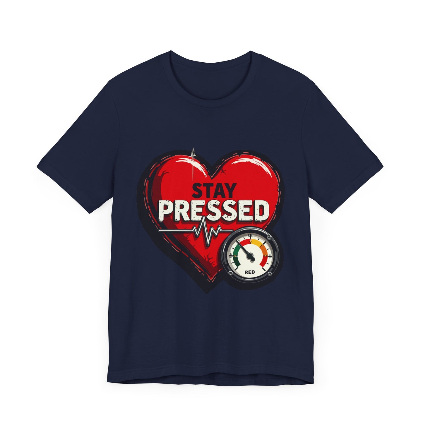 Stay Pressed Unisex Jersey Tee - Official Logo Shirt