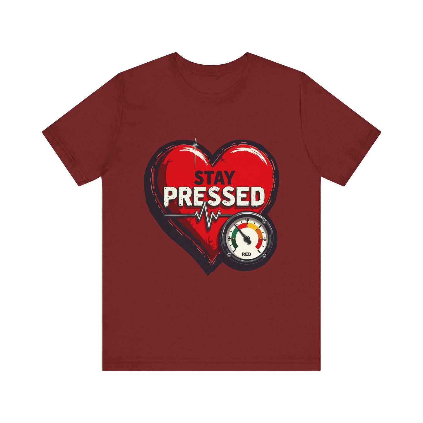 Stay Pressed Unisex Jersey Tee - Official Logo Shirt