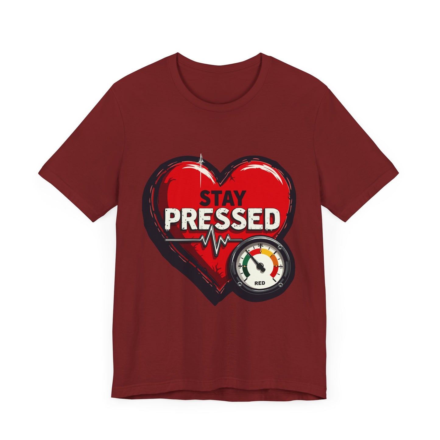 Stay Pressed Unisex Jersey Tee - Official Logo Shirt