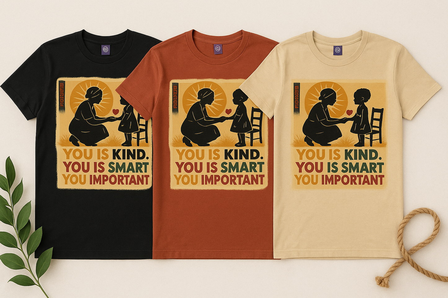 “You Is Kind” Empowerment Tee – Afrocentric Heritage Edition