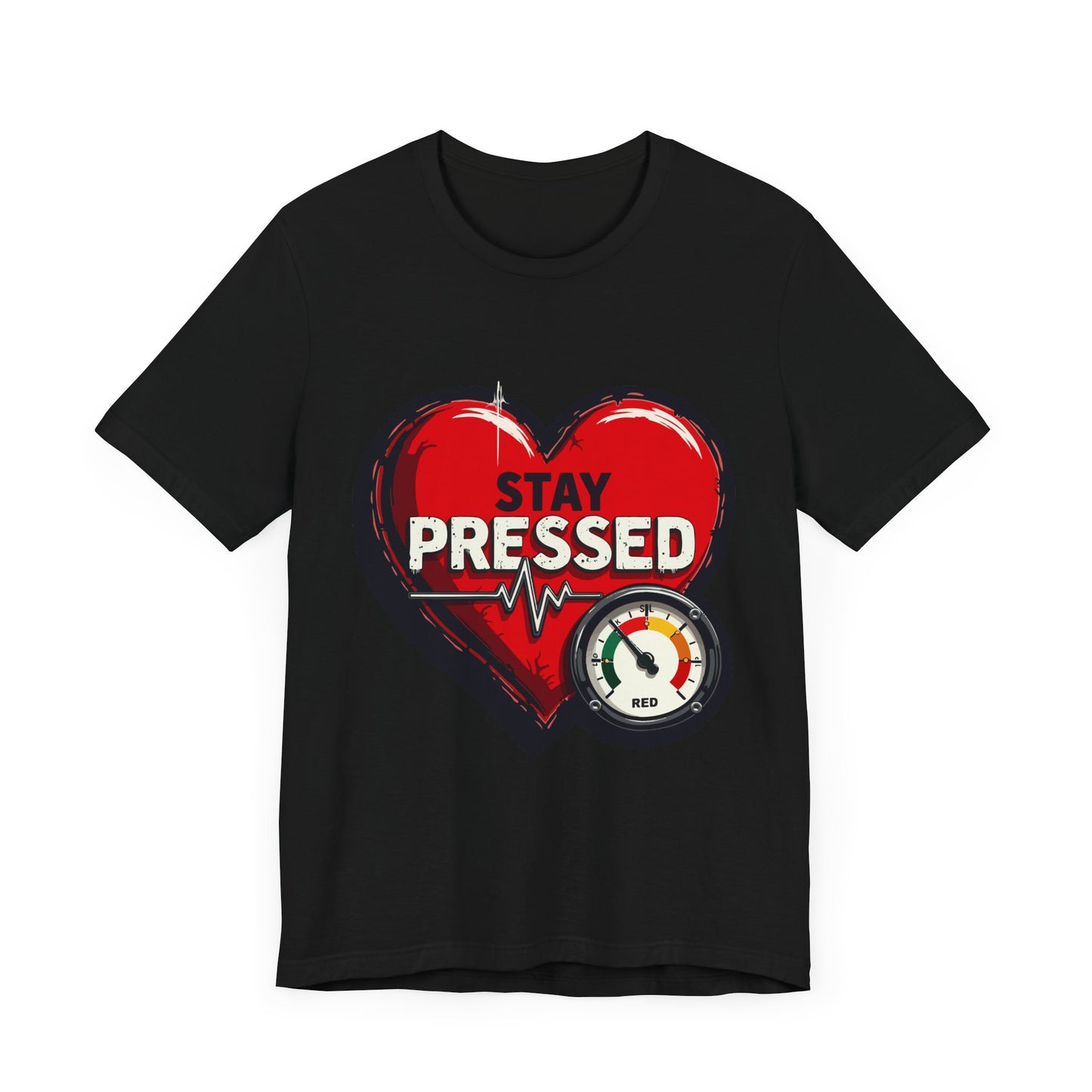 Stay Pressed Unisex Jersey Tee - Official Logo Shirt