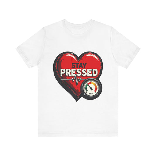 Stay Pressed Unisex Jersey Tee - Official Logo Shirt
