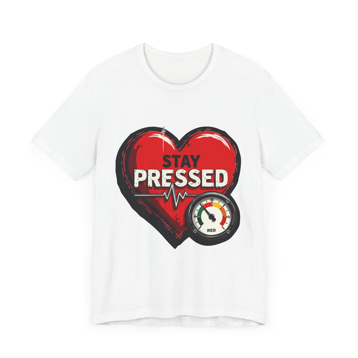 Stay Pressed Unisex Jersey Tee - Official Logo Shirt