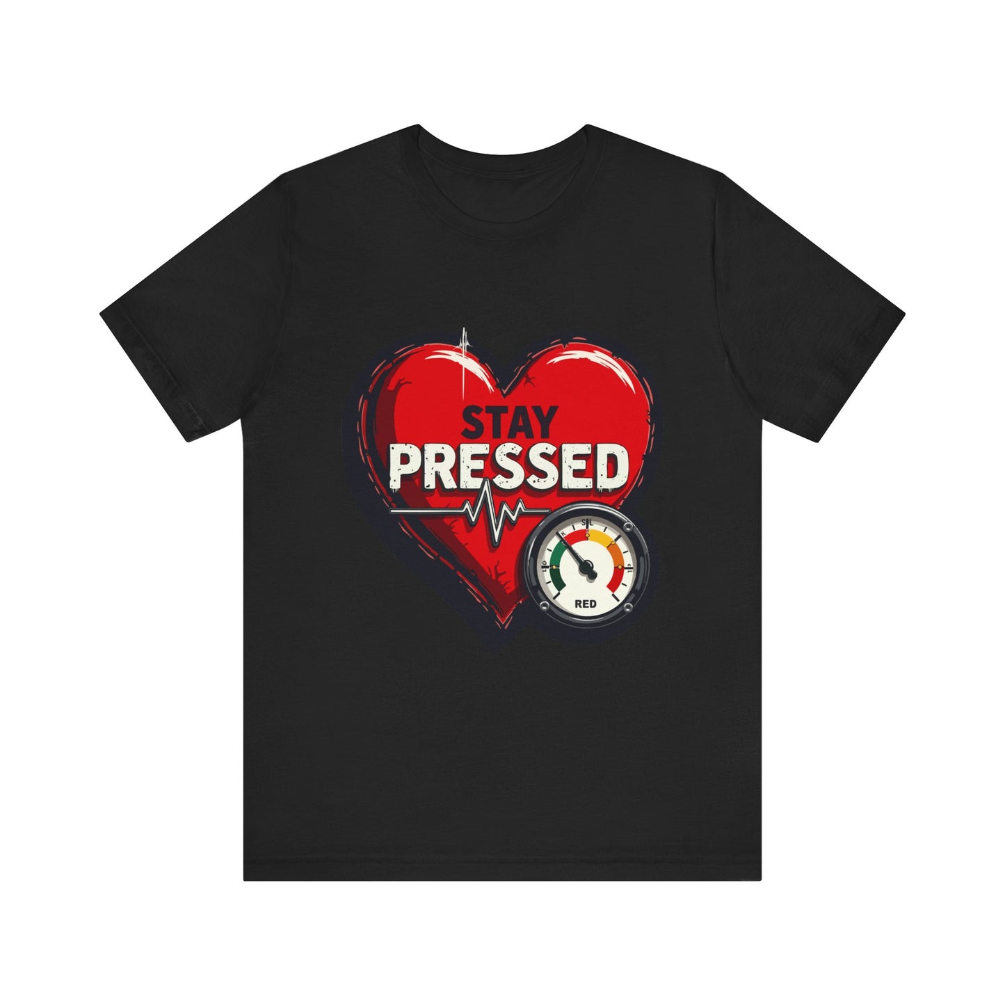 Stay Pressed Unisex Jersey Tee - Official Logo Shirt