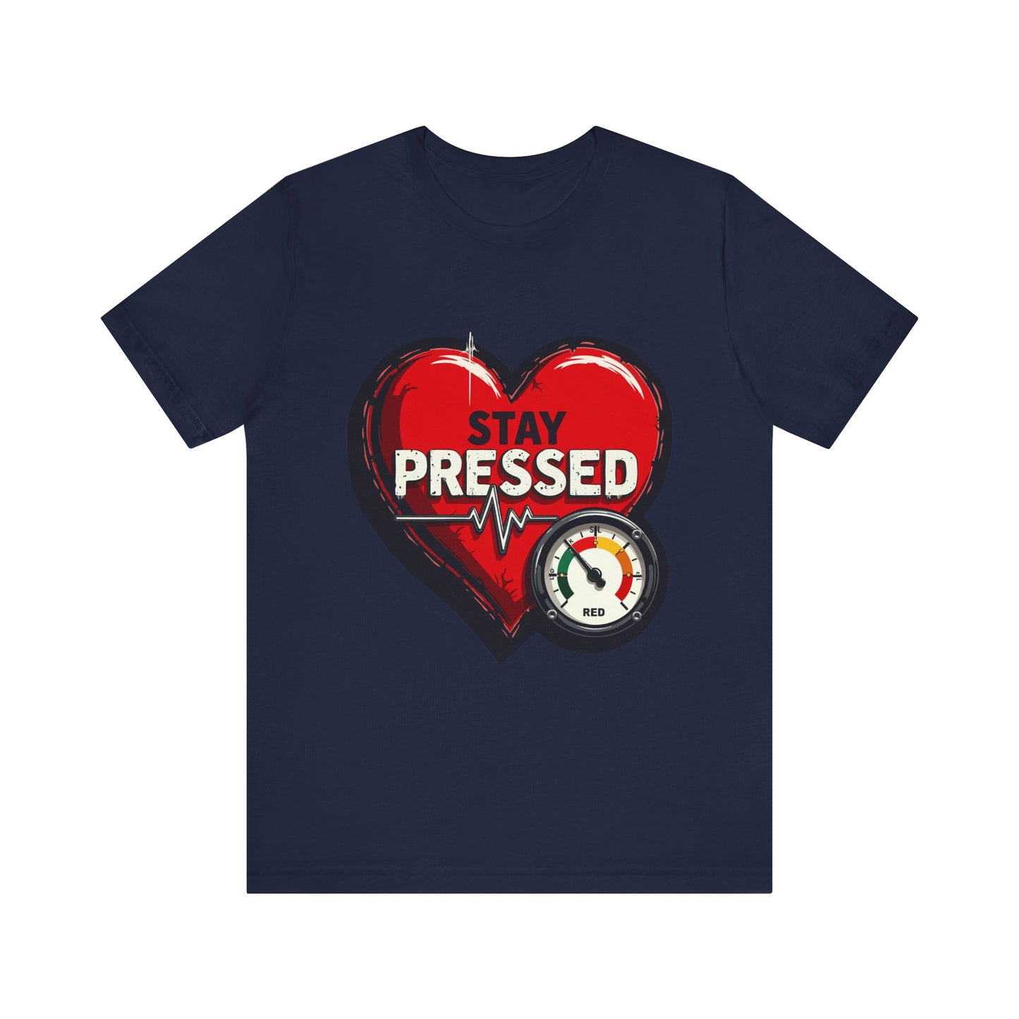 Stay Pressed Unisex Jersey Tee - Official Logo Shirt