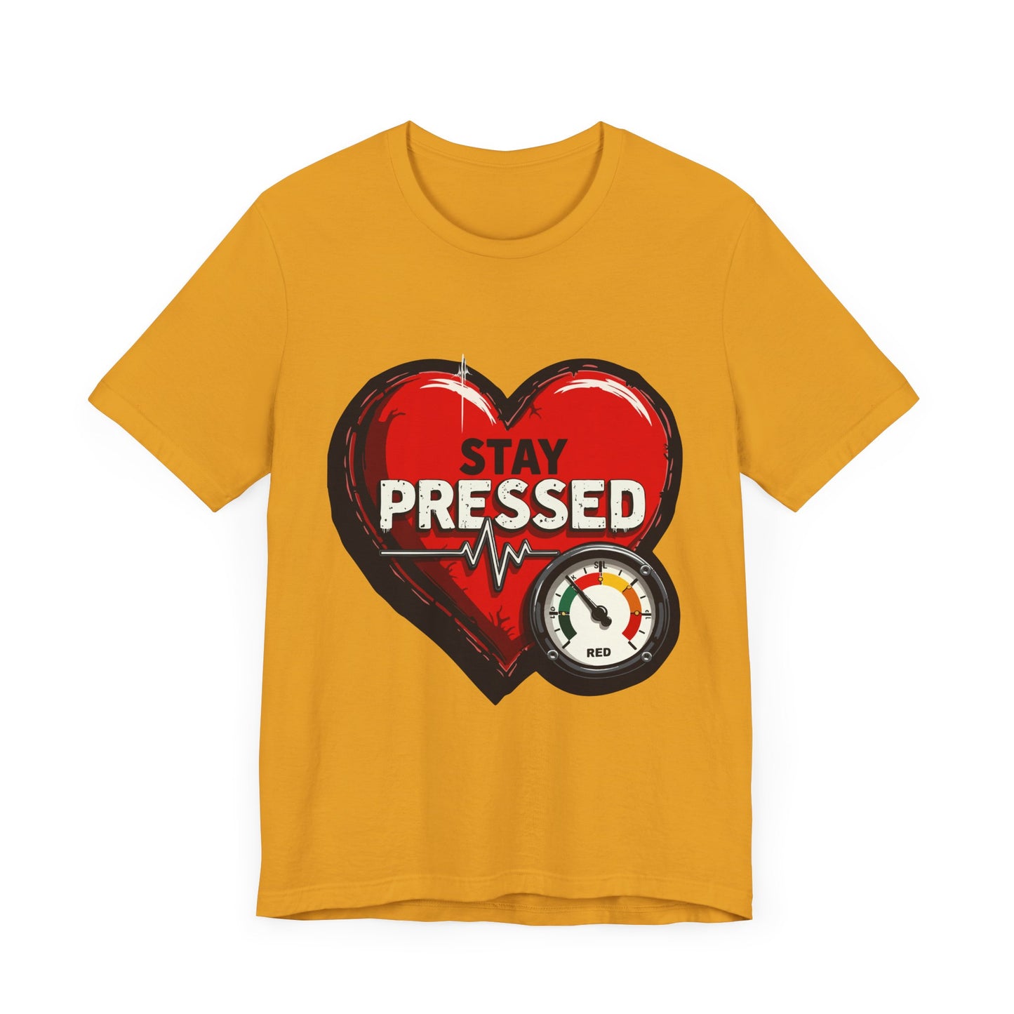 Stay Pressed Unisex Jersey Tee - Official Logo Shirt